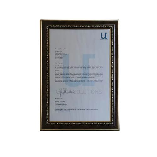 Certificate of Appreciation Unica Solution